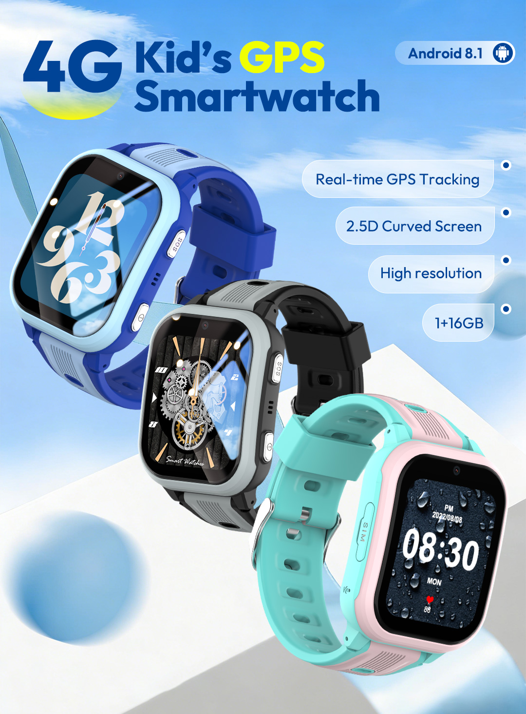 Kids Smartwatch Gps - Wonlex 4G Kids Smart Watch KT41