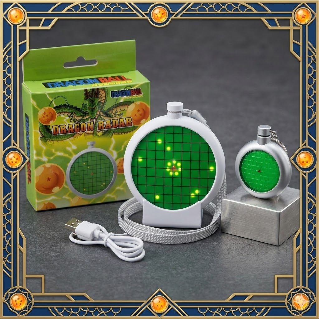 Kids Toys Movie - cartoon Dragon Ball Radar Keychain usb