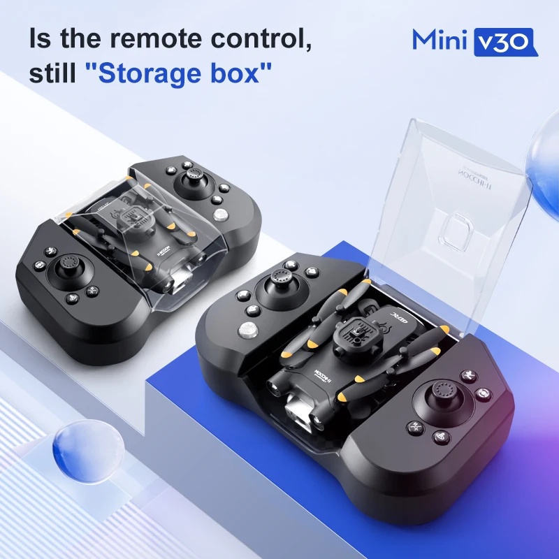 Mini V30 WiFi  With 4K HD Dual - Rc Helicopter Mini ulasan dan harga
