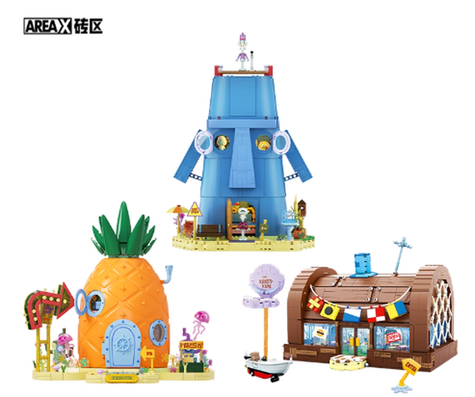 Areax Spongebob Bikini Bottom  - Kids Toys Movie ulasan dan harga