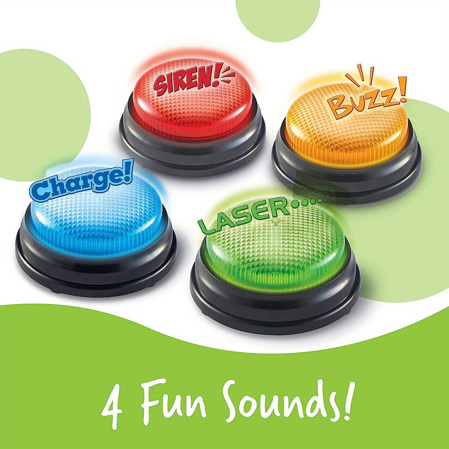 4pcs Lights and Sounds Buzzers - Kids Toys And Games ulasan dan harga