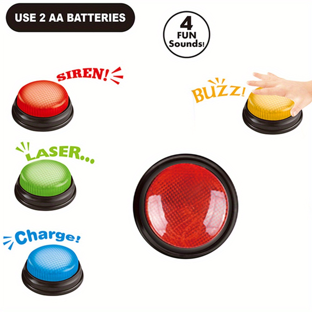 4pcs Lights and Sounds Buzzers - Kids Toys And Games ulasan dan harga
