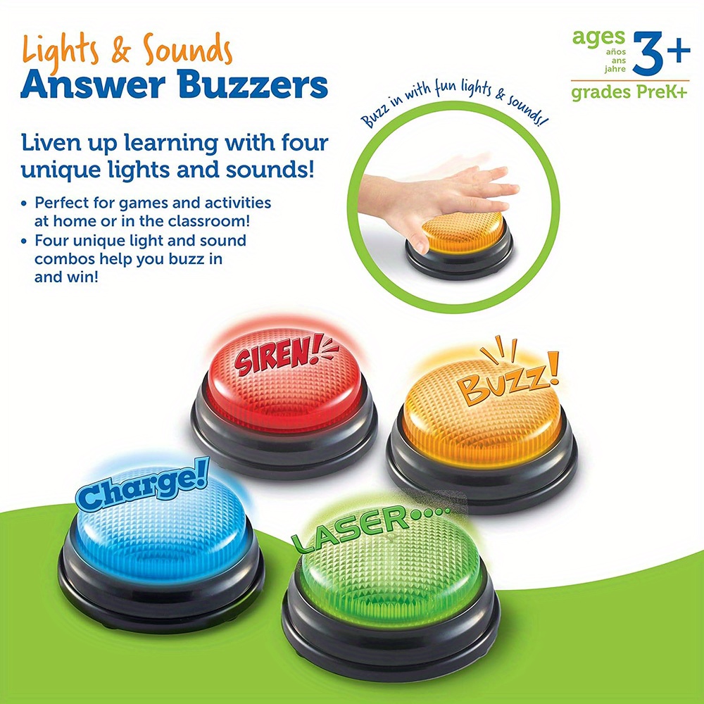 4pcs Lights and Sounds Buzzers - Kids Toys And Games ulasan dan harga