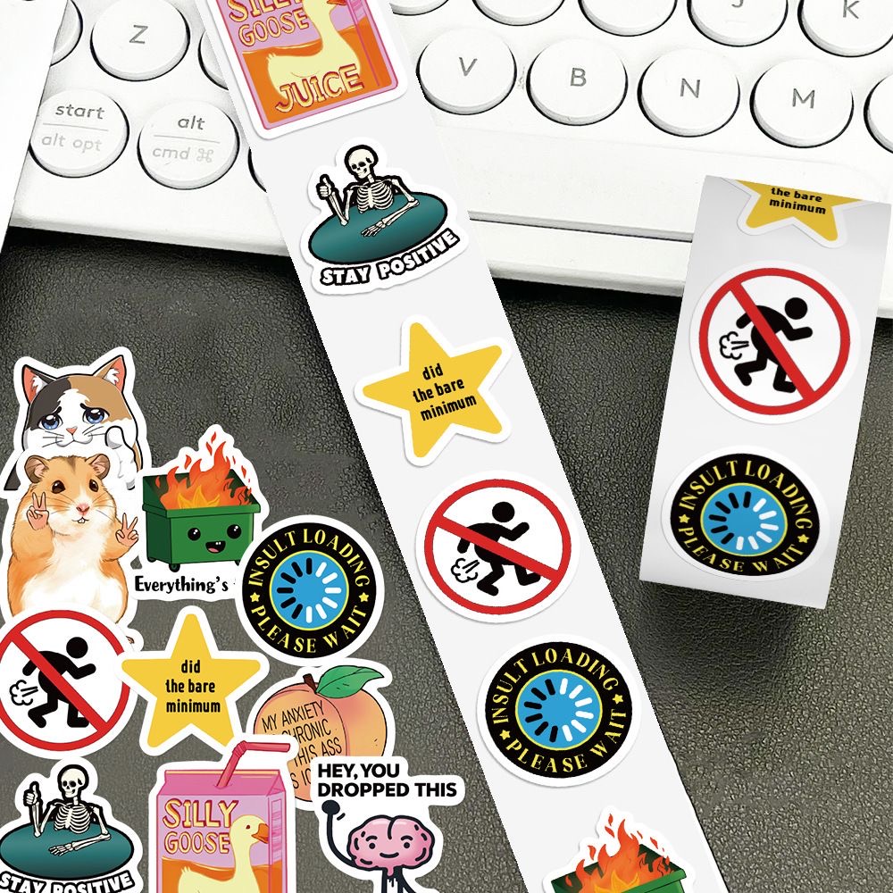 500pcs Funny Emotion Meme Stic - Kids Toys Laptop ulasan dan harga