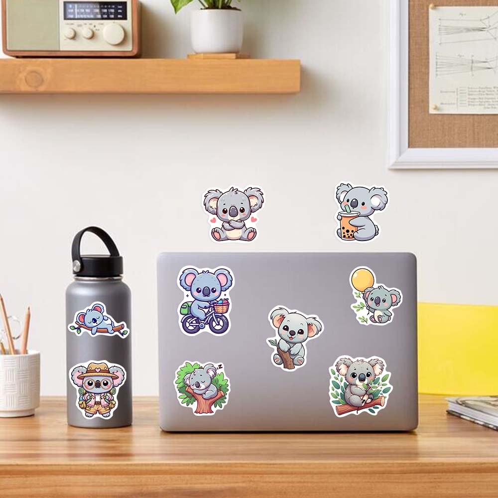 Koala Illustration Stickers An - Kids Toys Laptop ulasan dan harga