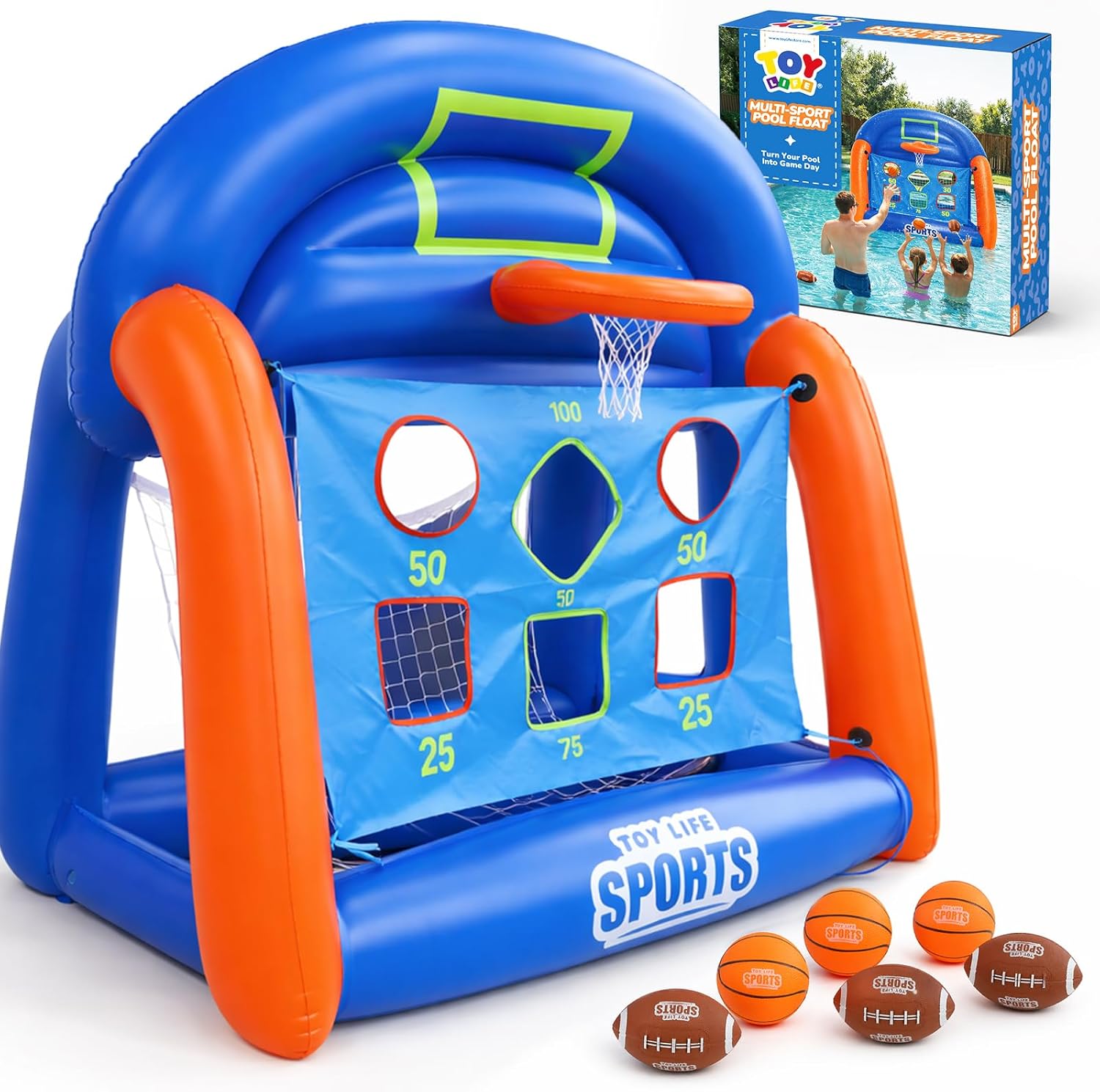 Multi-Sport Pool Games Inflata - Kids Toys And Games ulasan dan harga