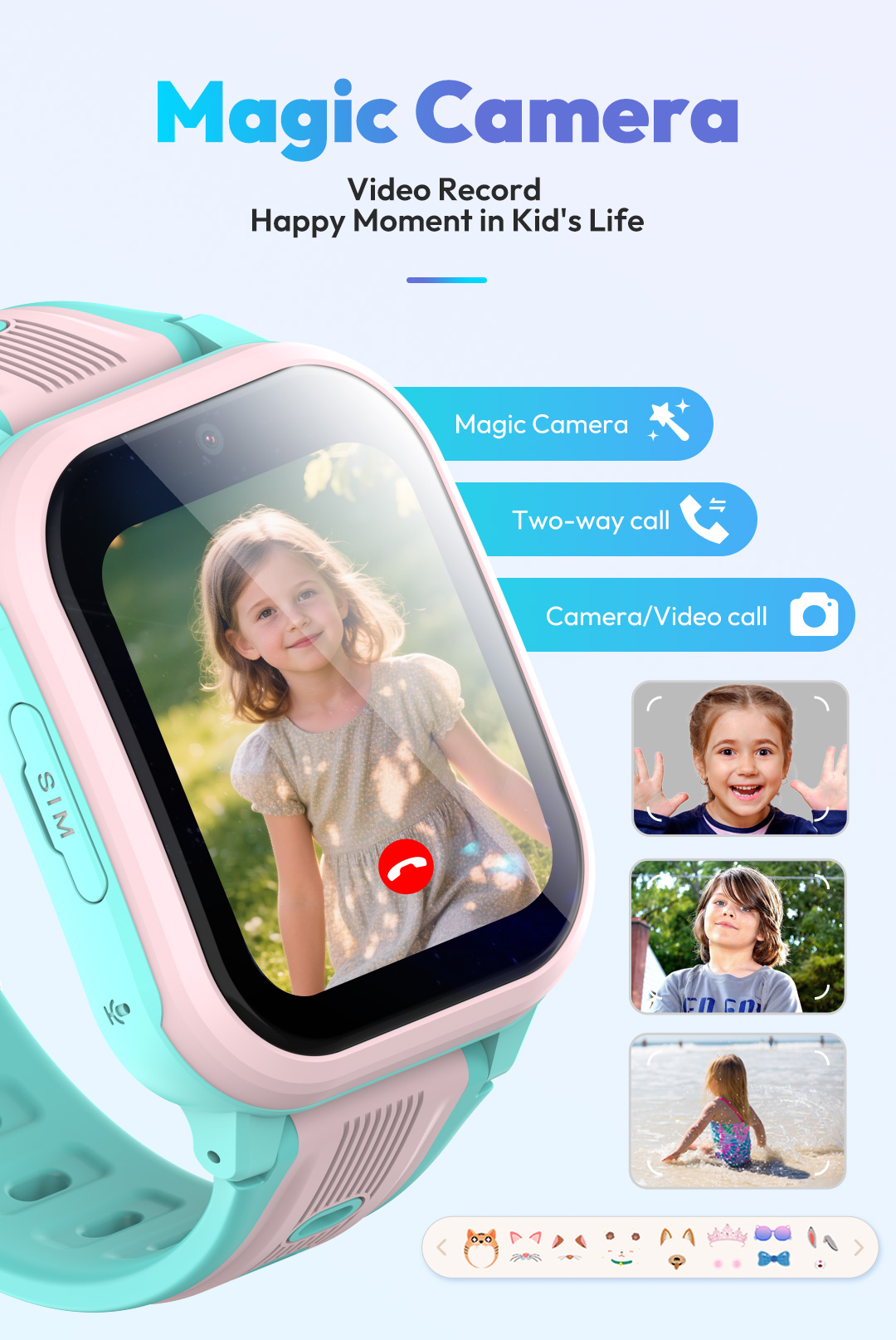 Wonlex 4G Kids Smart Watch KT4 - Kids Smartwatch Gps ulasan dan harga