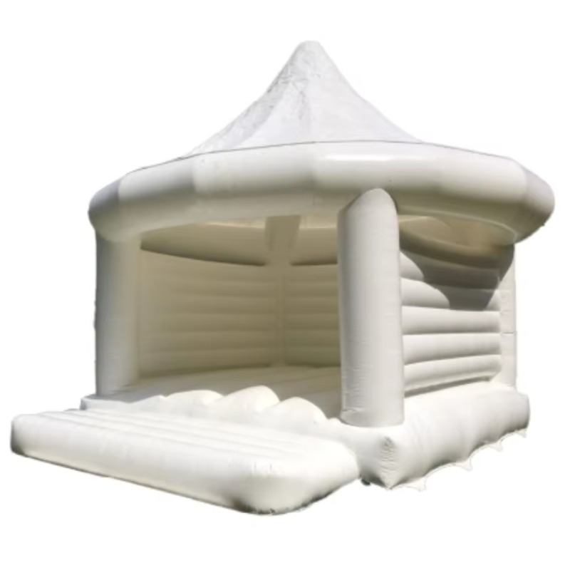 Inflatable White Wedding Bounc - Kids Toys And Games ulasan dan harga