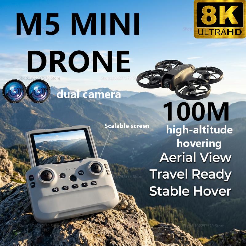 2026 New M5 Mini Drone 8K HD C - Rc Helicopter Mini ulasan dan harga