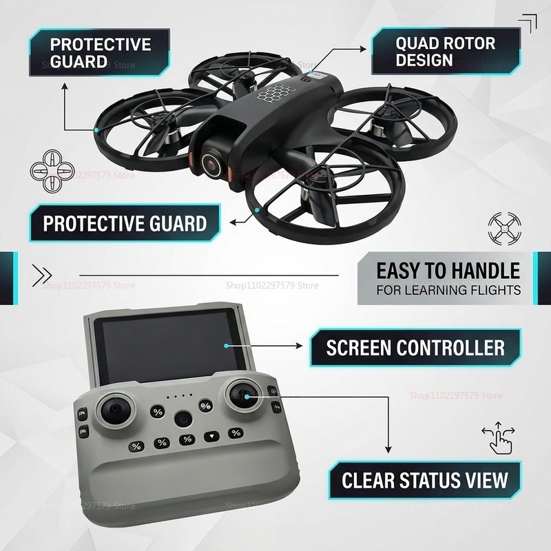 2026 New M5 Mini Drone 8K HD C - Rc Helicopter Mini ulasan dan harga