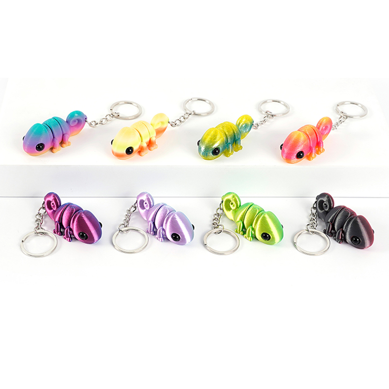 Quirky 3D Print Chameleon Keyc - Kids Quirky Toys ulasan dan harga