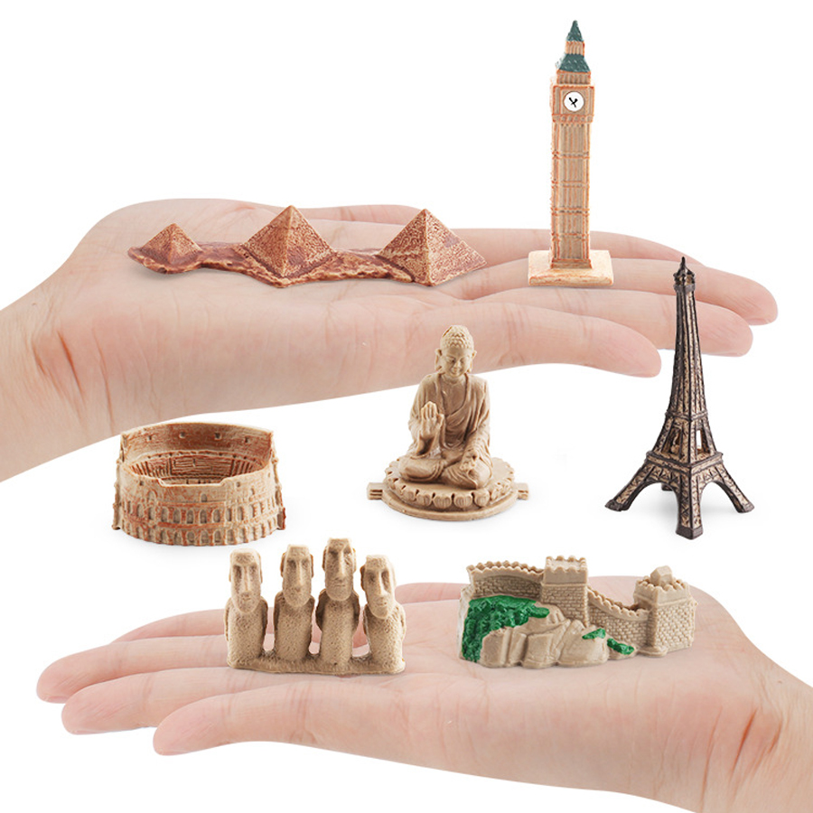 Mini Figurine Landmark Buildin - Kids Toys Under 200 ulasan dan harga