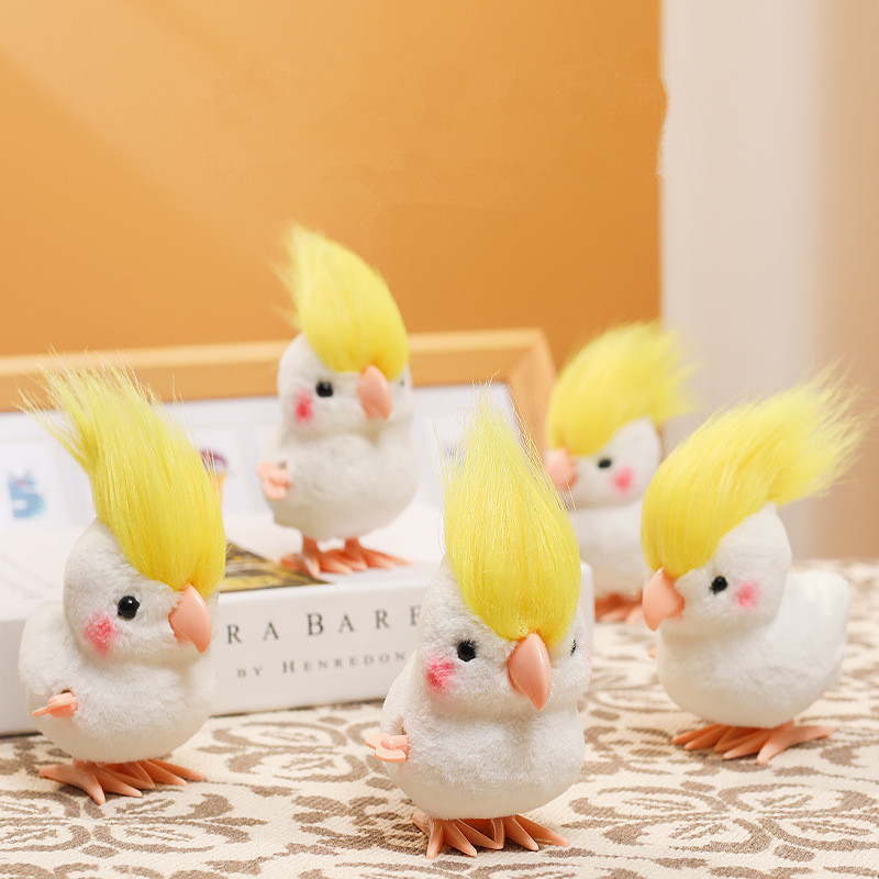 INS Kawaii Jumping Parrot Simu - Soft Plush Doll ulasan dan harga
