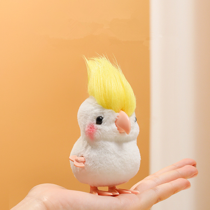 INS Kawaii Jumping Parrot Simu - Soft Plush Doll ulasan dan harga