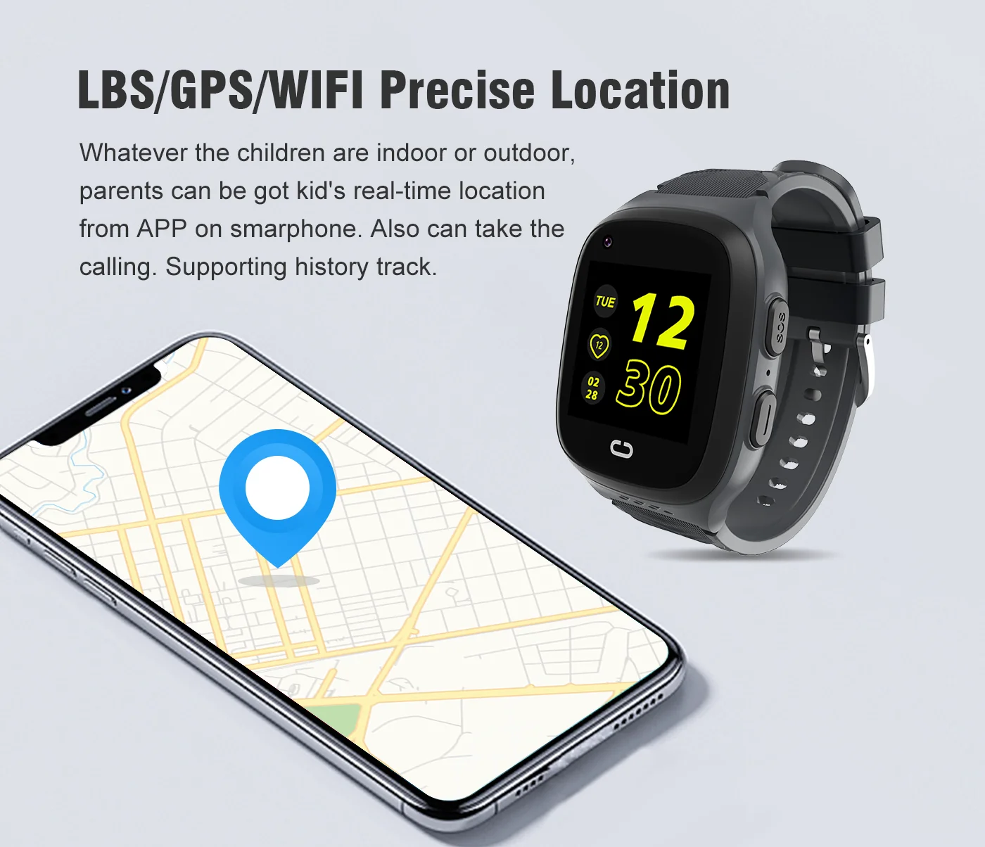 4G Kids Smartwatch SOS Waterpr - Kids Smartwatch Gps ulasan dan harga