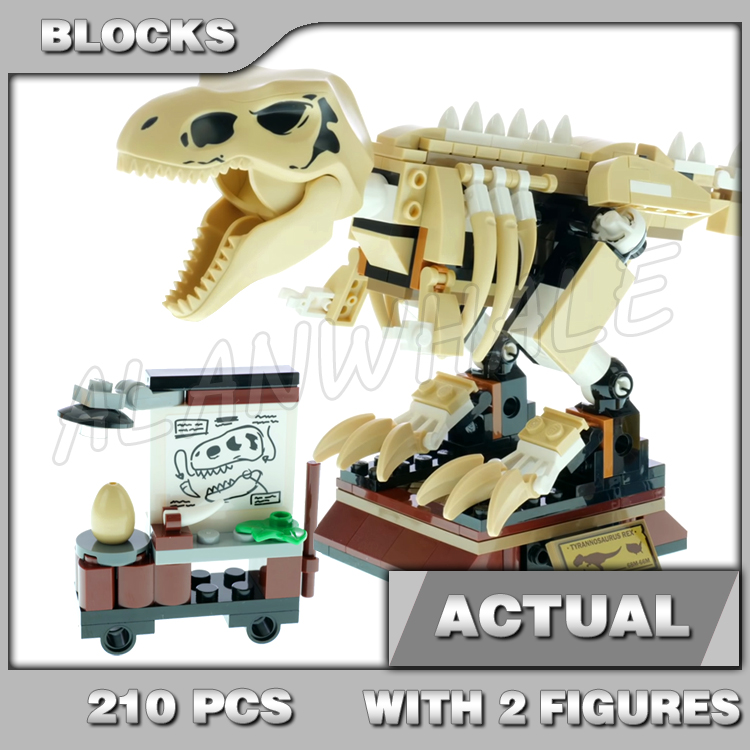 210pcs Jurassic World Dinosaur - Kids Toys Exhibition ulasan dan harga