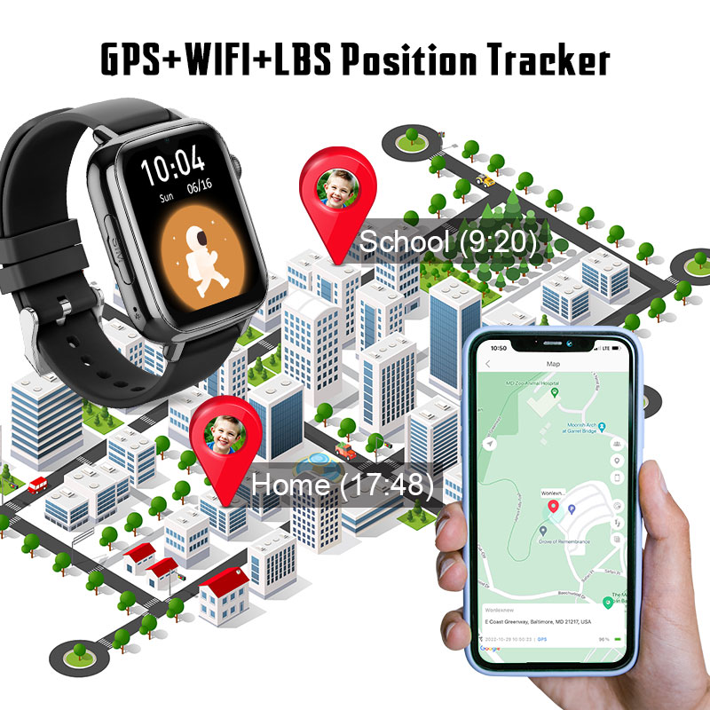 Wonlex KT34 Children's Smart W - Kids Smartwatch Gps ulasan dan harga