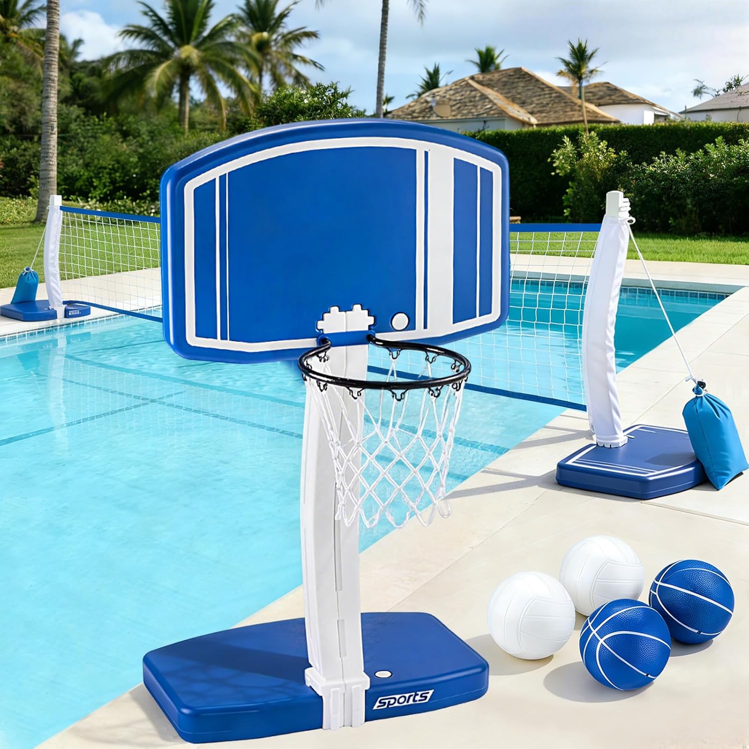 Above Ground Pool Basketball H - Kids Toys And Games ulasan dan harga