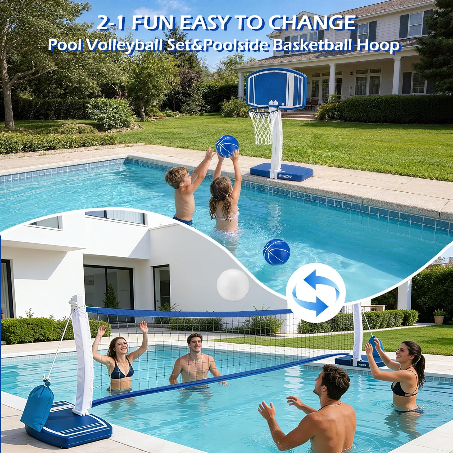 Above Ground Pool Basketball H - Kids Toys And Games ulasan dan harga