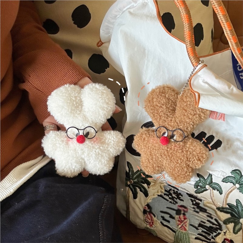 Cute Plush Bunny Keychain Quir - Kids Quirky Toys ulasan dan harga