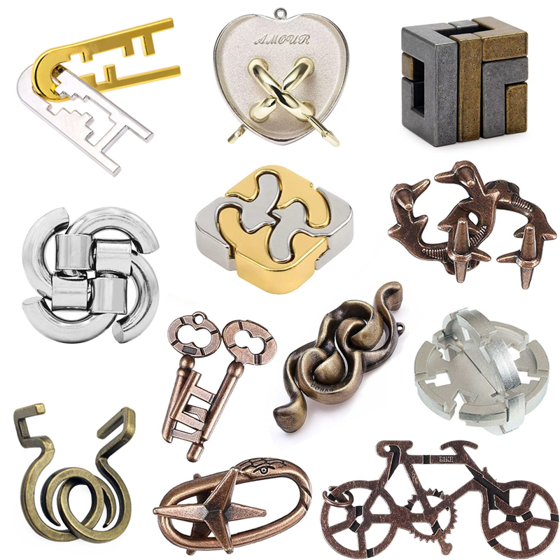 3PCS Set Disentanglement Metal - Kids Toys Very ulasan dan harga