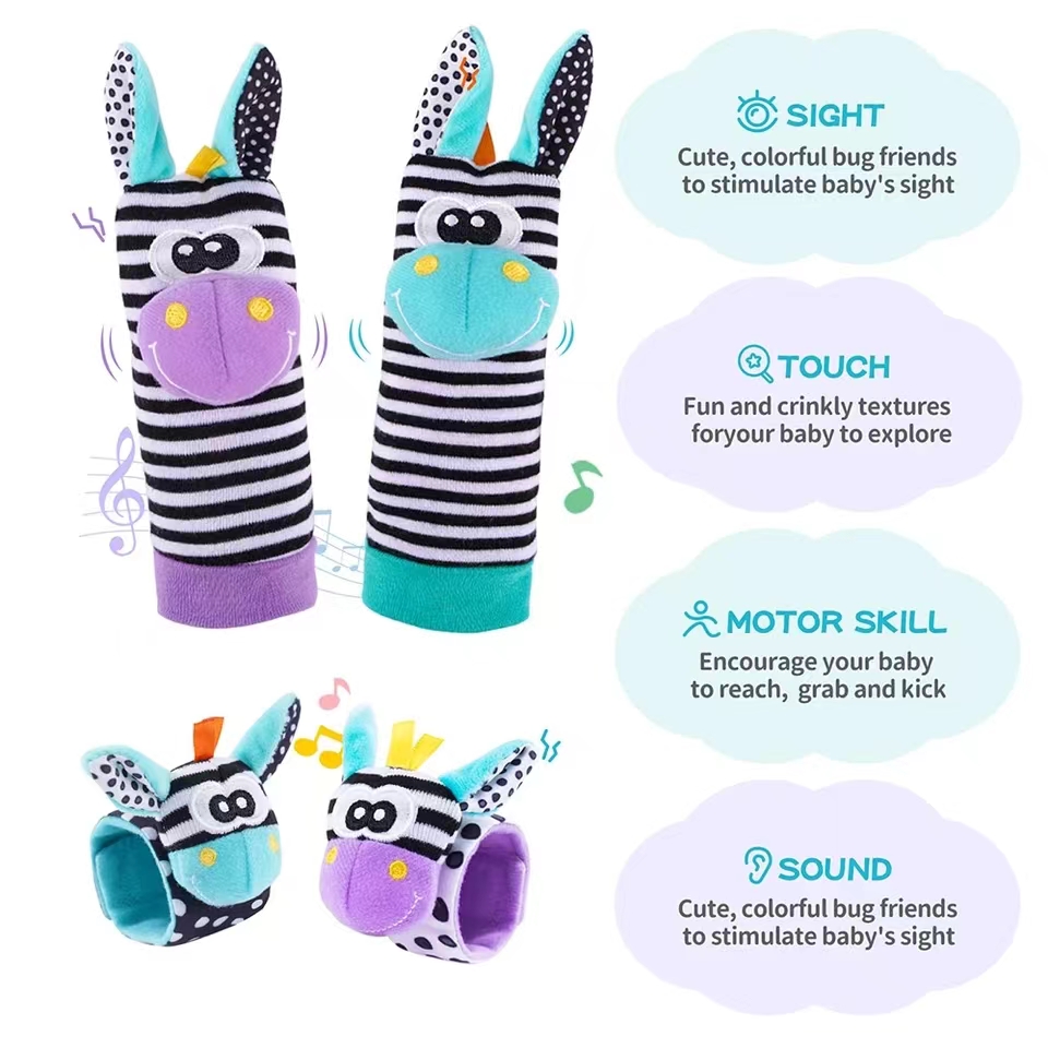 Baby Infant Wrist Rattle Socks - Kids Toys Learning ulasan dan harga