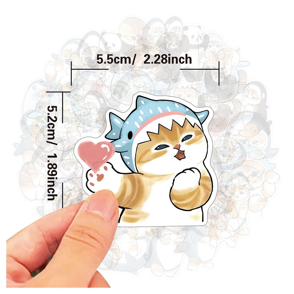 10/30/50pcs Funny Kawaii Cat A - Kids Toys Laptop ulasan dan harga
