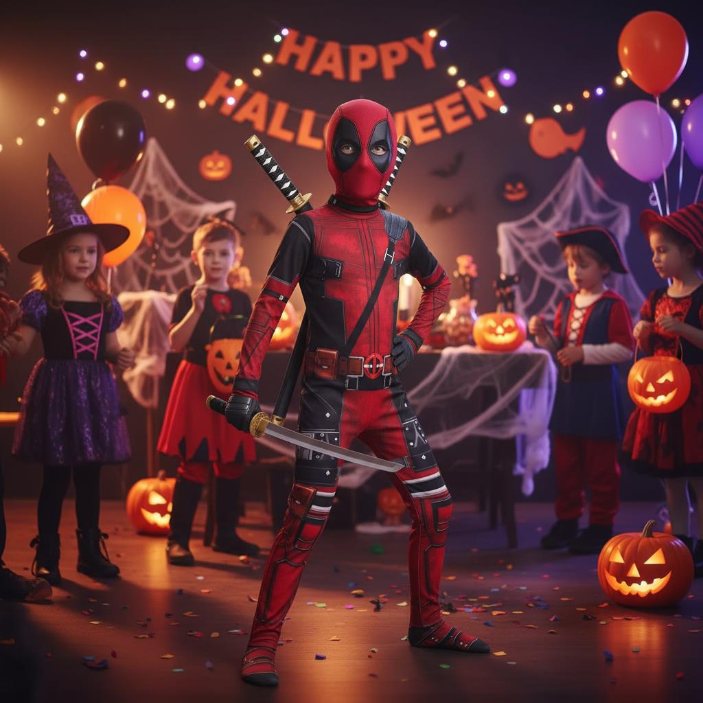 3-12Y Kids Deadpool Costume wi - Kids Toys Movie ulasan dan harga