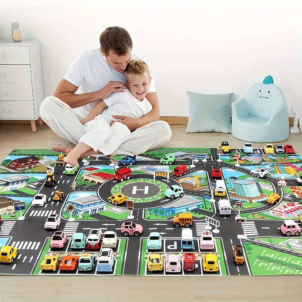 1pc, City Traffic Play Mat, La - Kids Toys And Games ulasan dan harga