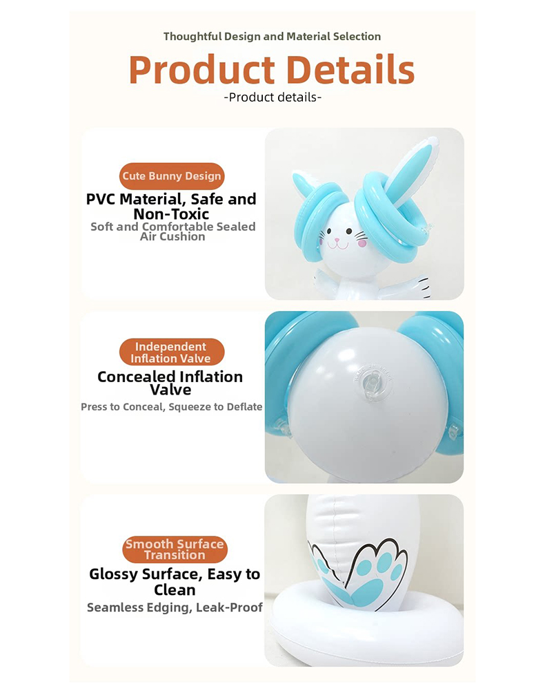 Easter Inflatable Bunny Ring T - Kids Toys And Games ulasan dan harga