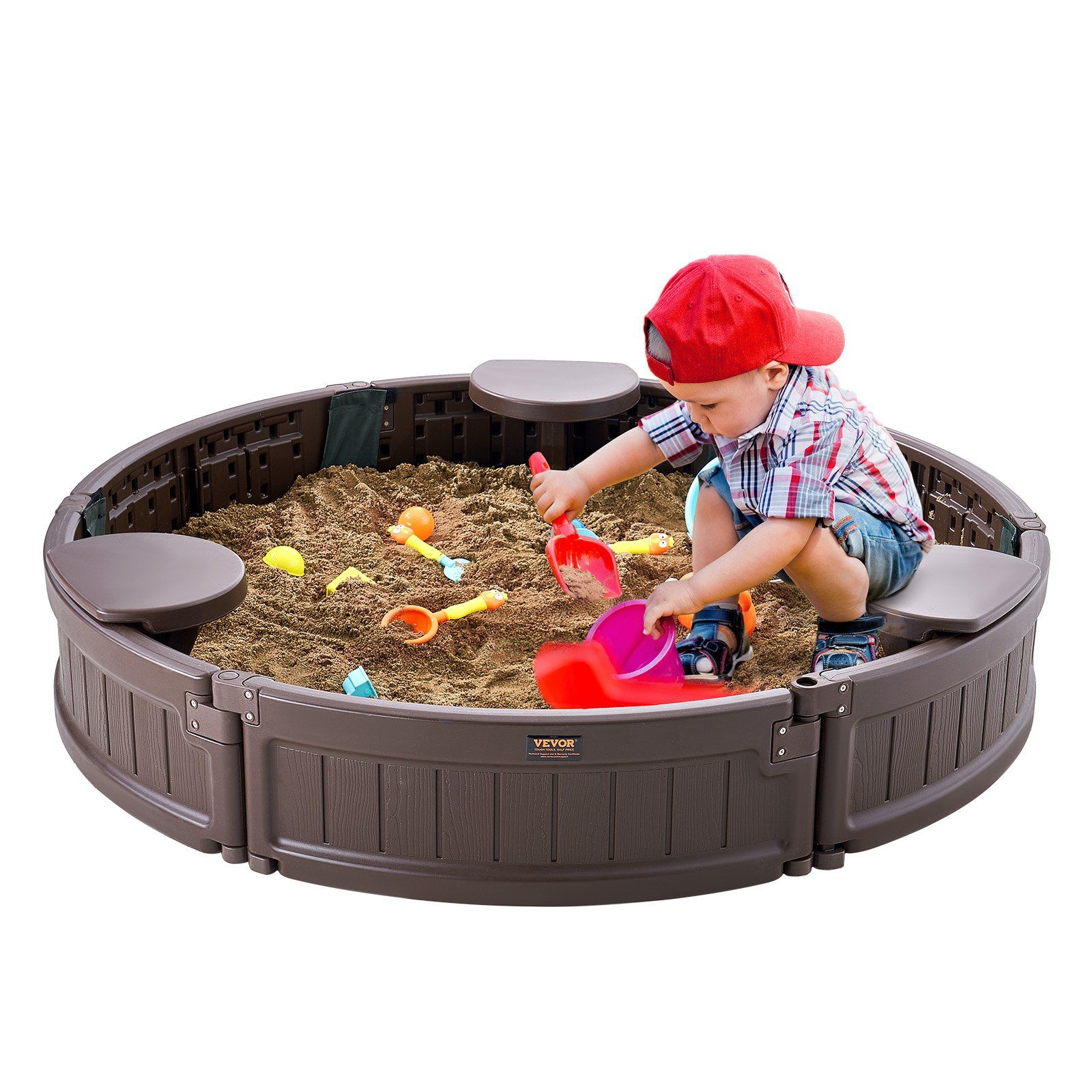 47.2 X 9.1 Brown HDPE Sand Box - Kids Xbox Toys ulasan dan harga