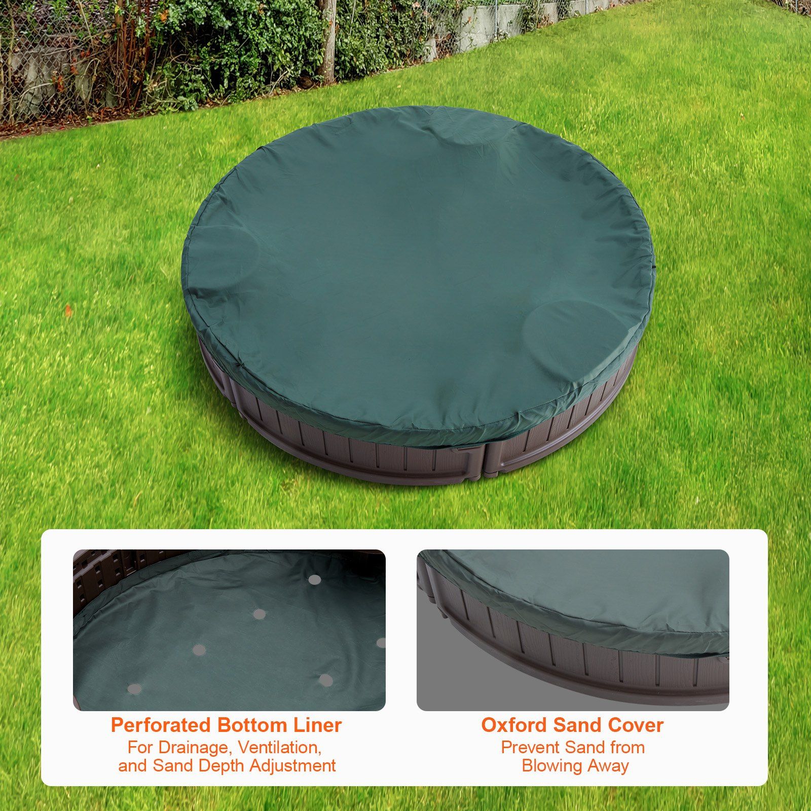 47.2 X 9.1 Brown HDPE Sand Box - Kids Xbox Toys ulasan dan harga