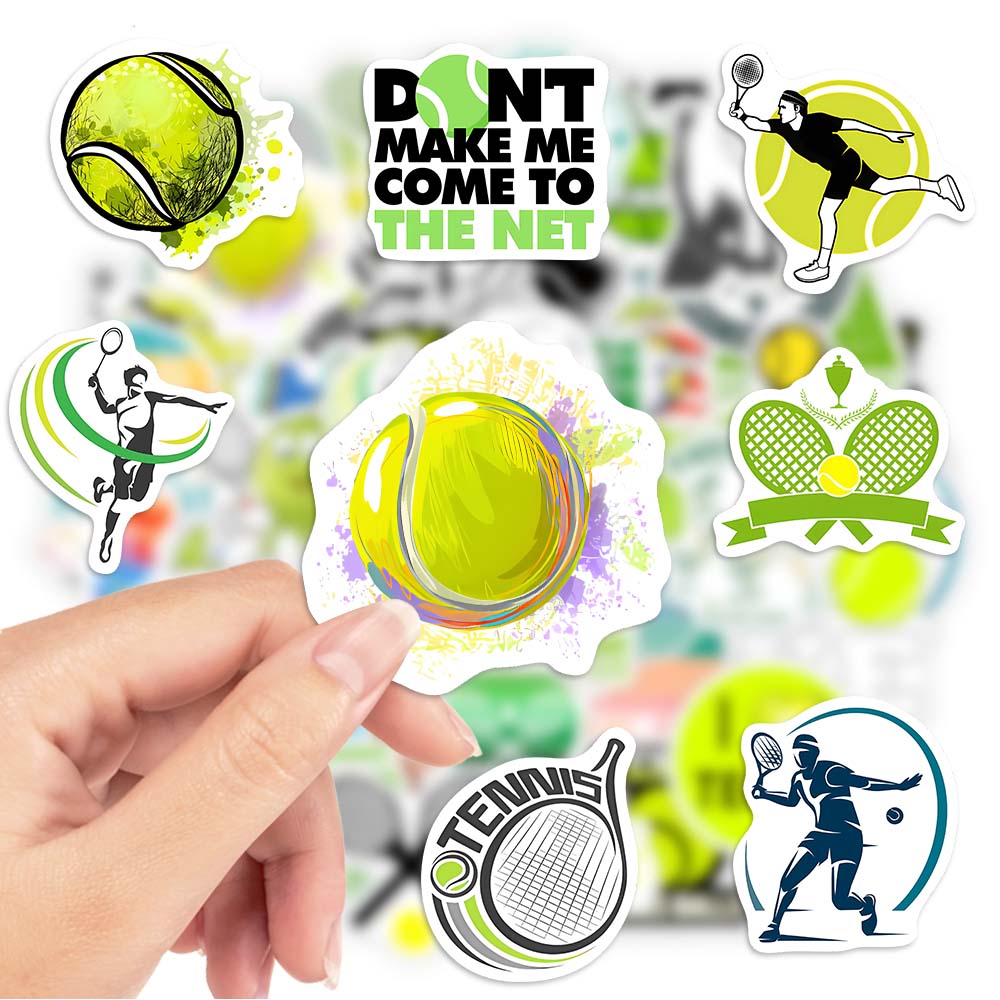 Tennis Theme Lovers Sticekrs D - Kids Toys Laptop ulasan dan harga