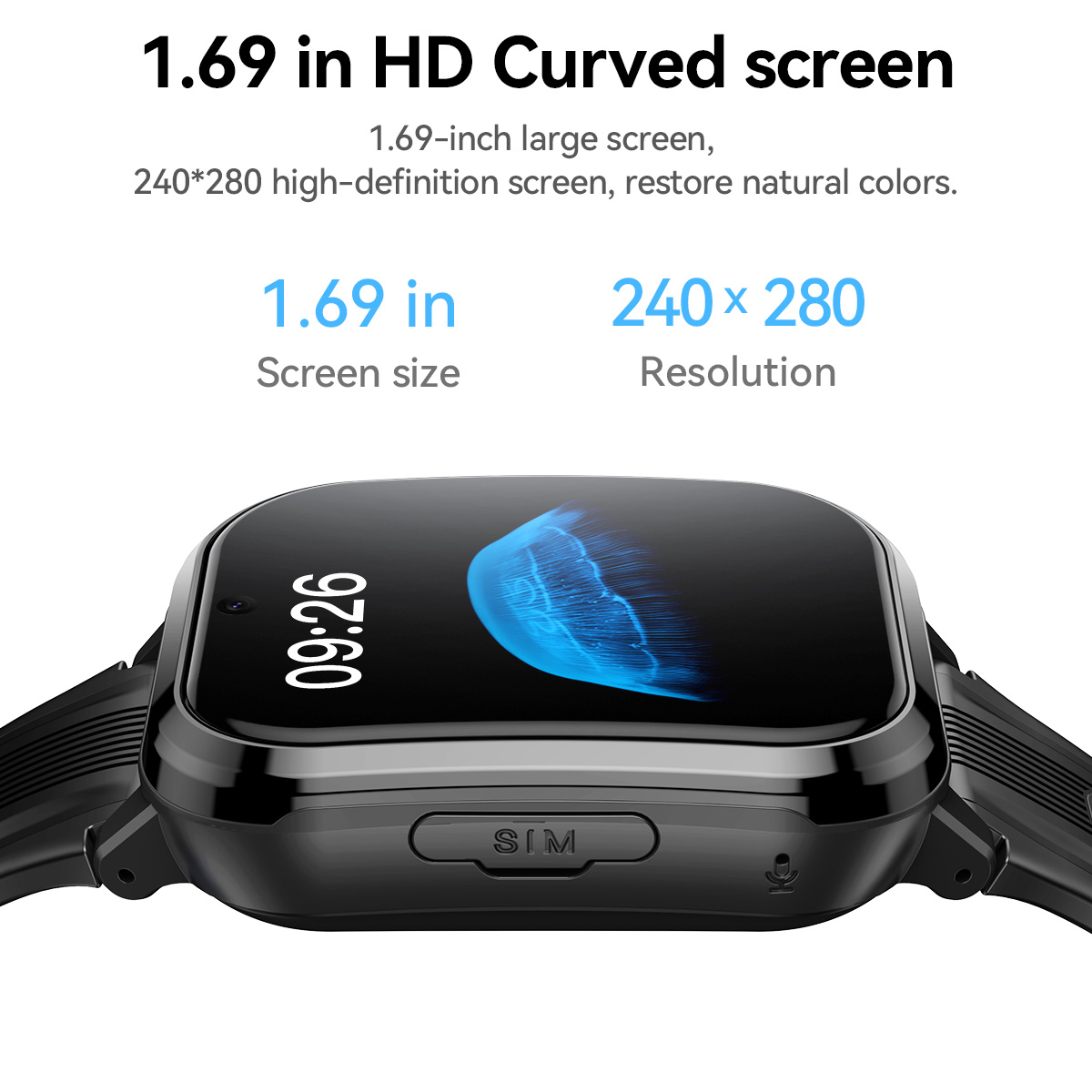 HOCO Y108 1.69inch HD LCD Curv - Kids Smartwatch Gps ulasan dan harga