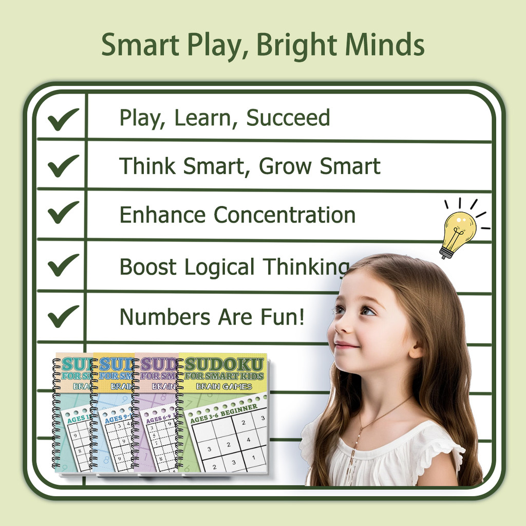 Kids Sudoku Puzzle Book Set, B - Kids Toys And Games ulasan dan harga